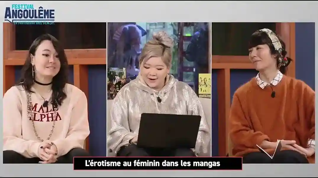 Interview filmée au Festival d'Angoulême, studio éphémère Underground Podcast.